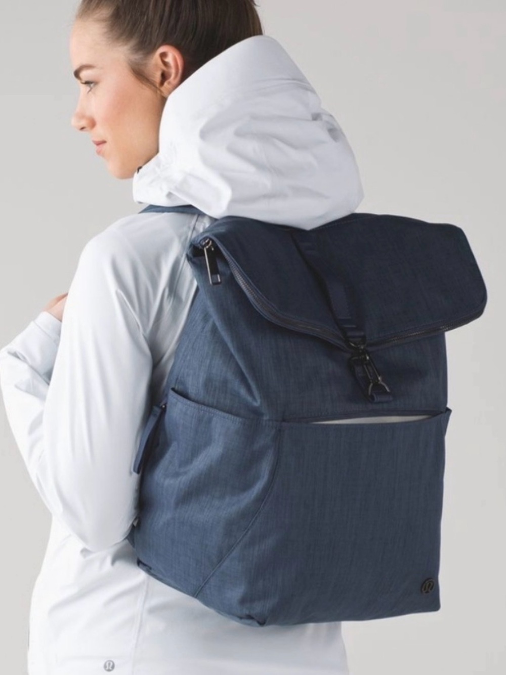 Lululemon Rise & Shine Cross Paths Rucksack Backpack Bag Astro Blue 15" Laptop